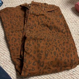 Cheetah Print Jeans